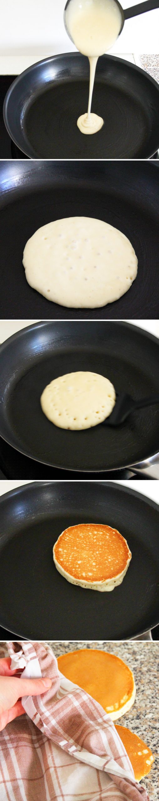 Dorayaki mit Anko Schritt 5 Pfannkuchen braten