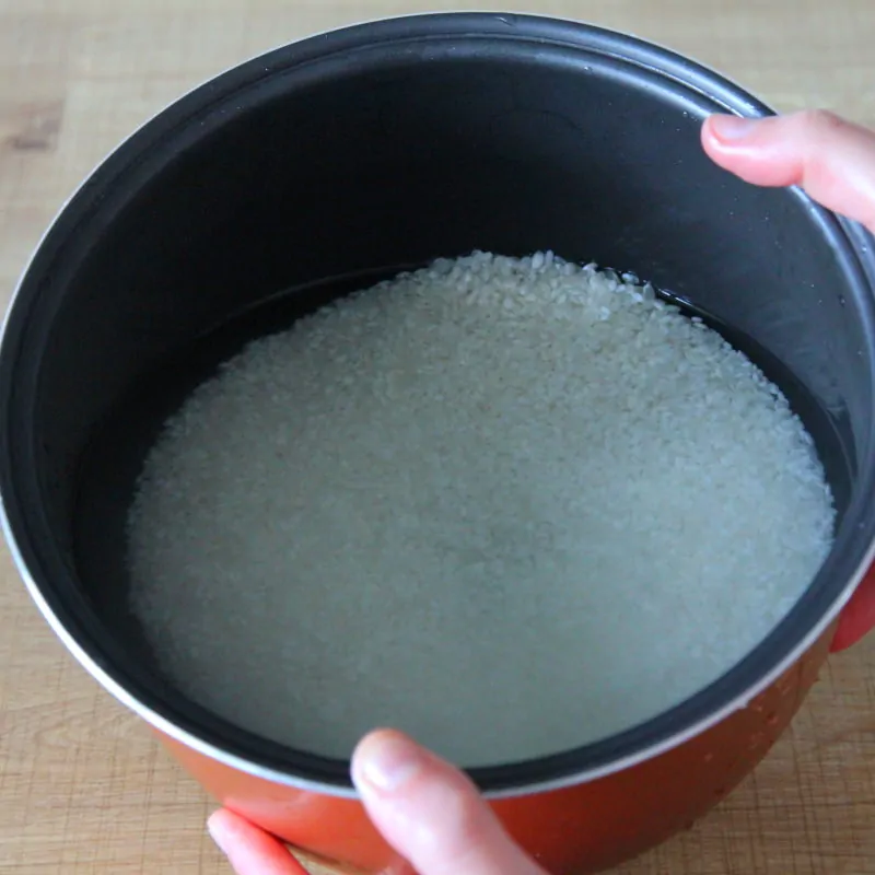 Reis kochen Schritt 5 Reis waschen