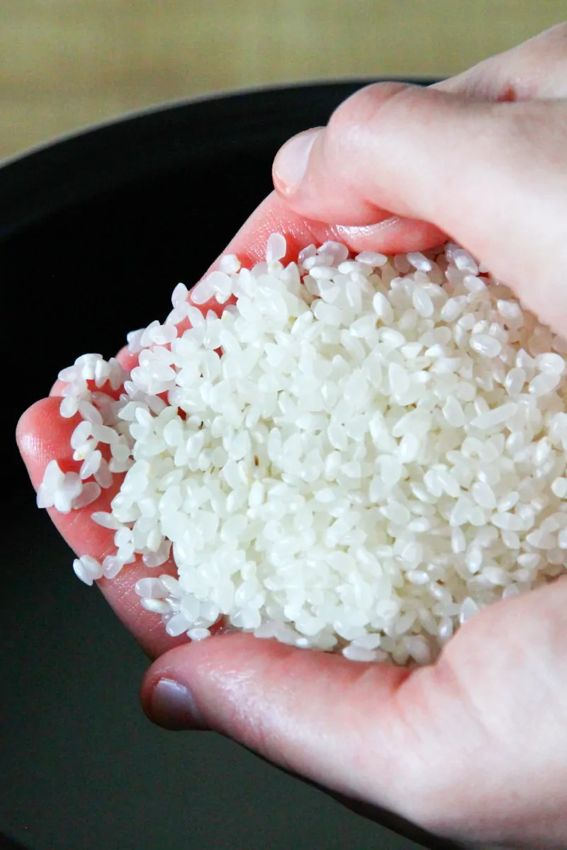 Gewaschener Reis