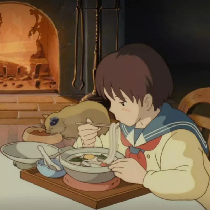 Udon Nudeln beim Studio Ghibli