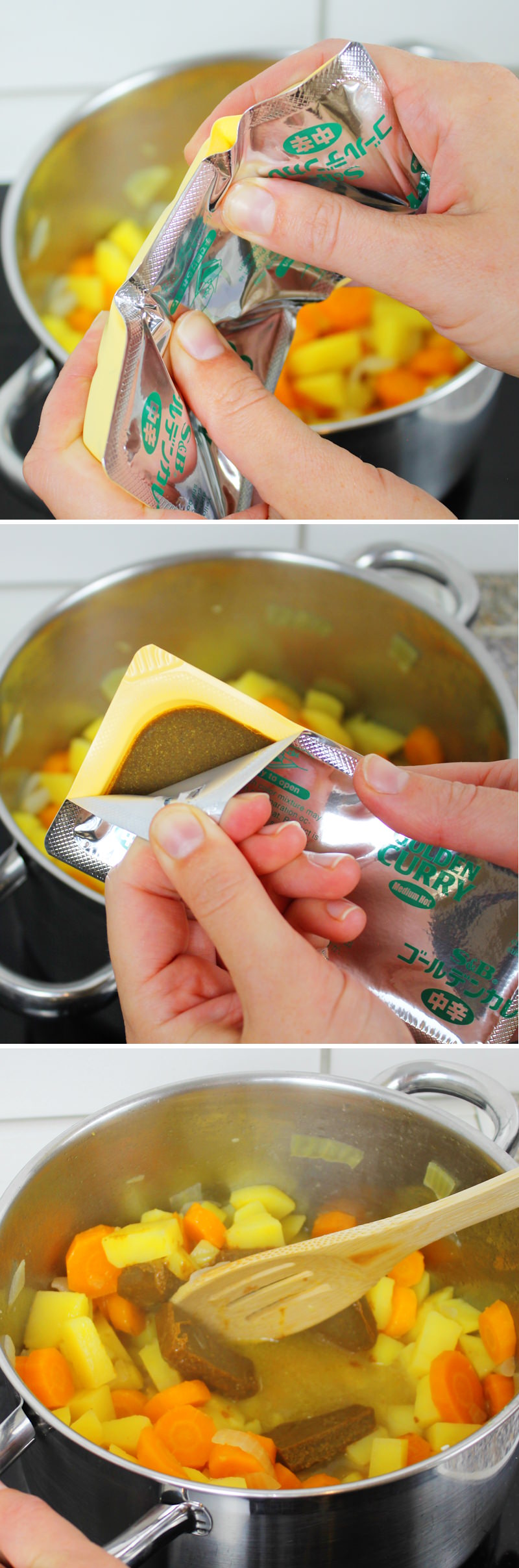 Curry Pan Schritt 8 Kare zubereiten