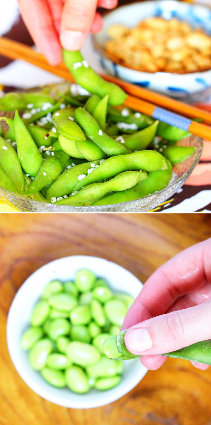 Edamame mit Salz Schritt 4 Fertig