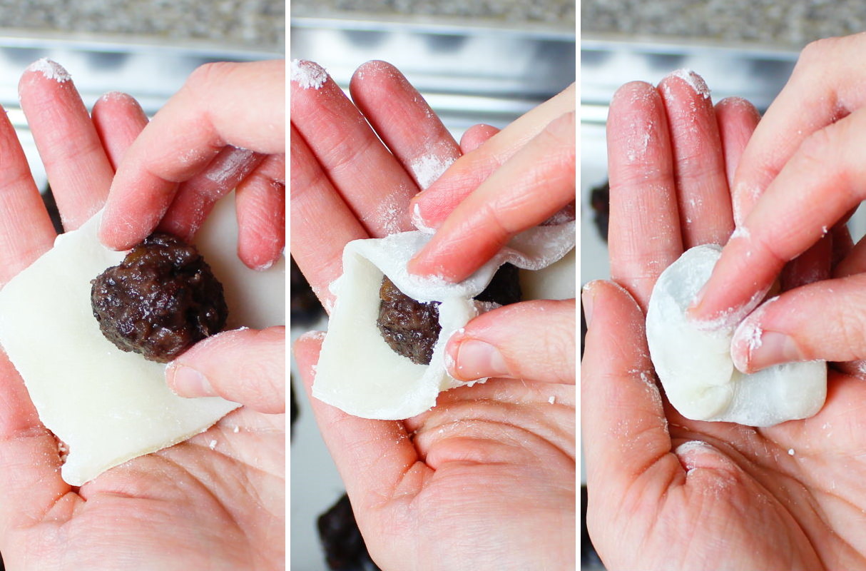 Mame Daifuku Mochi fertig zubereiten