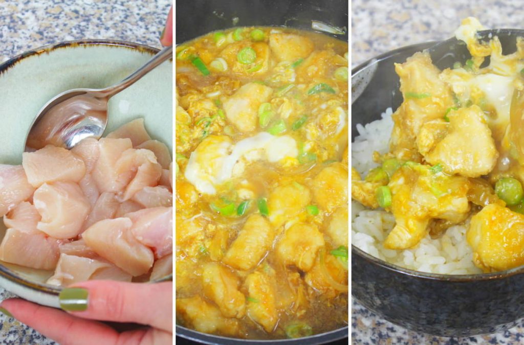 Oyakodon Zubereitung