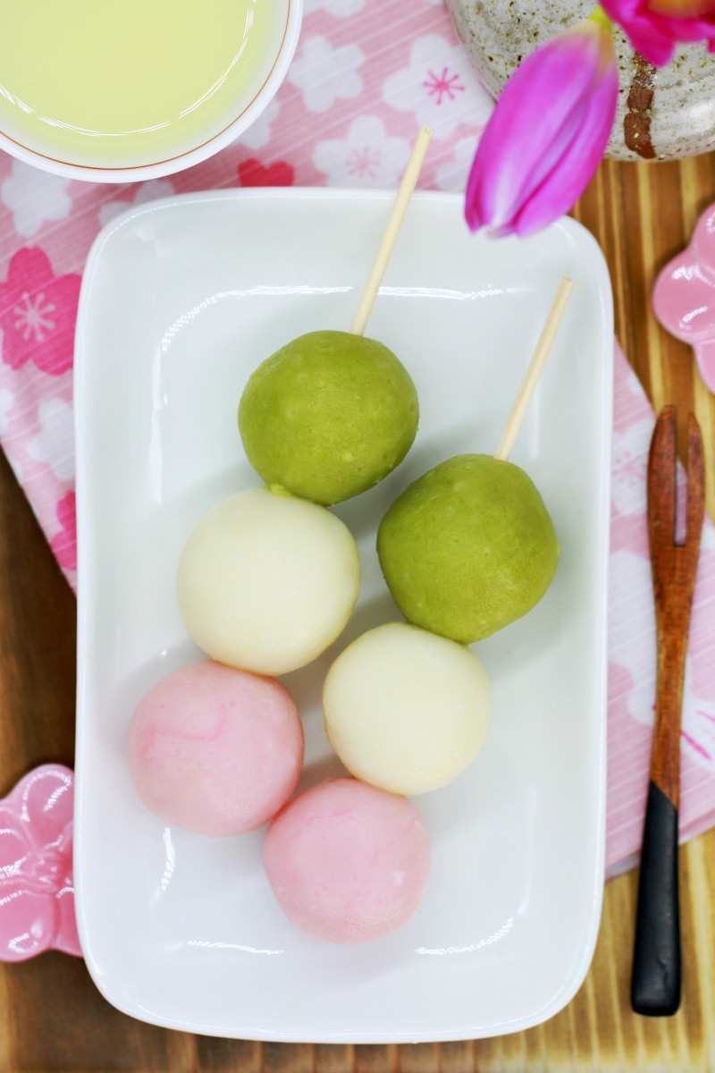 Hanami Dango Rezeptbild