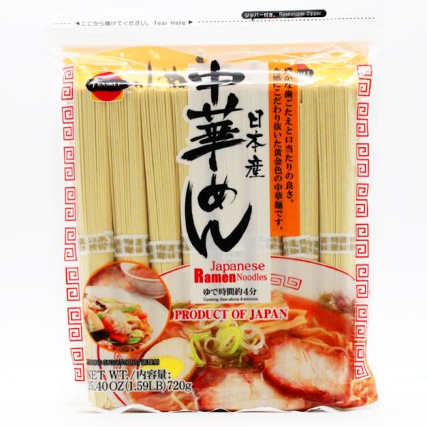 Ramen Nudeln 720g (8 Portionen getrocknete Weizenudeln), J-BASKET