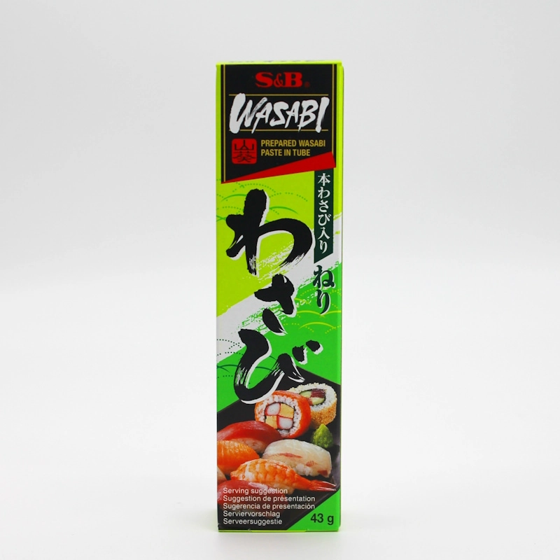 Wasabi Paste 43g (scharfer, grüner Meerrettich), S&B
