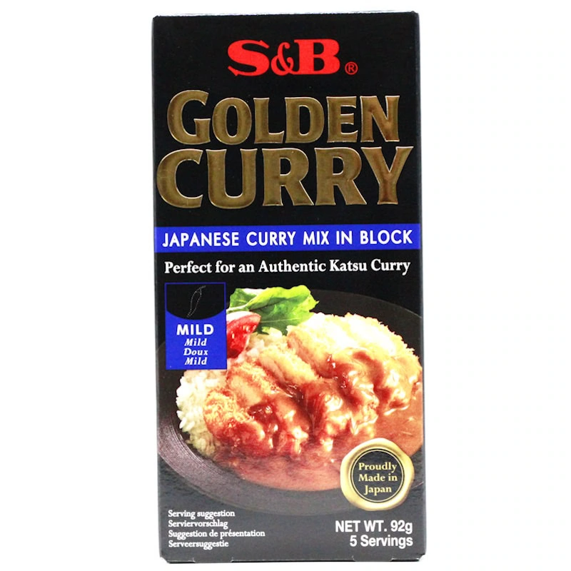 Golden Curry mild 92g (japanische Curry Paste), S&B