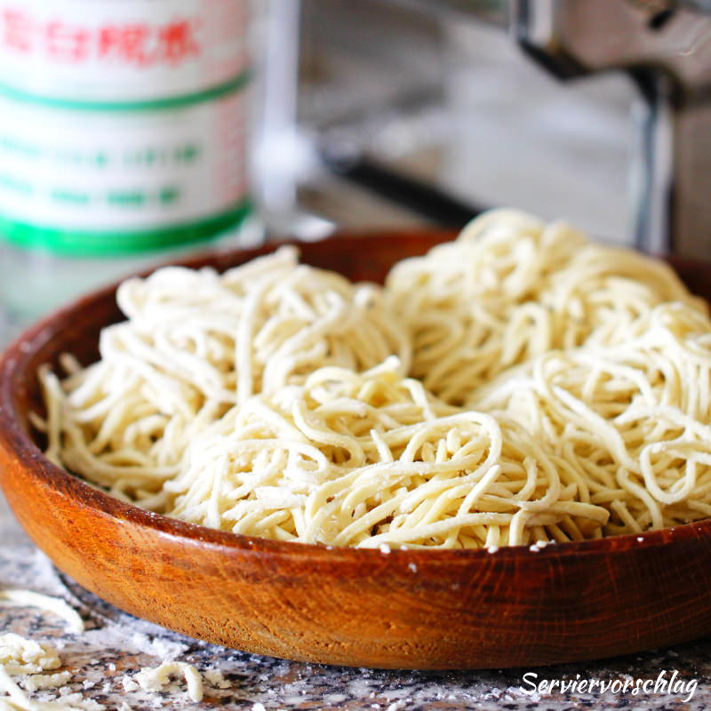 Serviervorschlag Ramen Nudeln selber machen