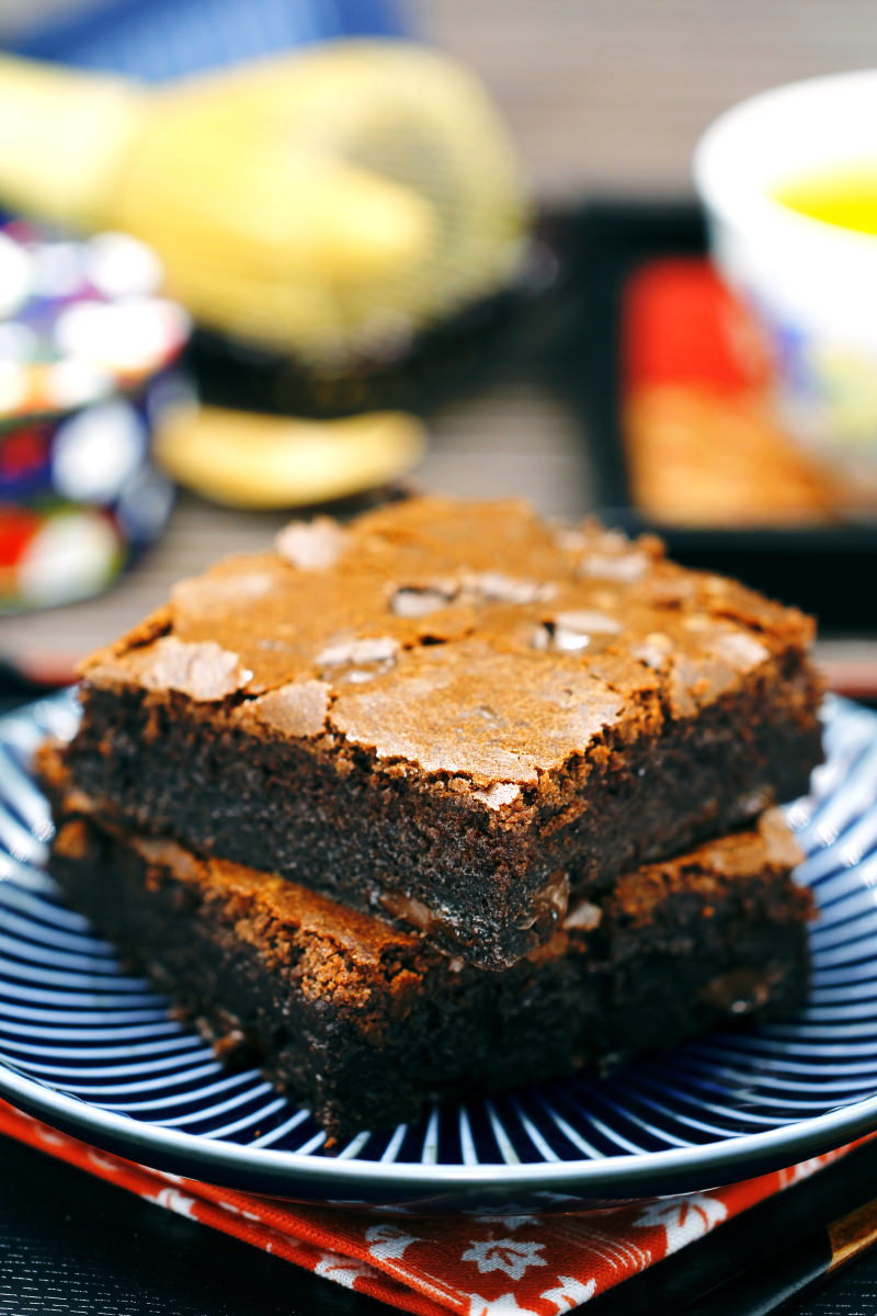 Mochi Brownies Rezeptbild