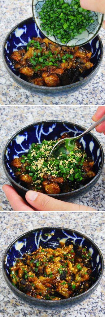 Onigiri mit Nasu Dengaku Schritt 7 Füllung zubereiten