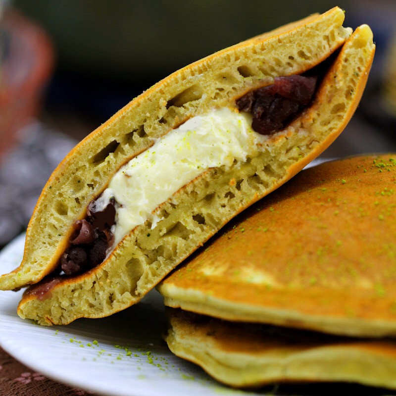 Matcha Dorayaki Fertig