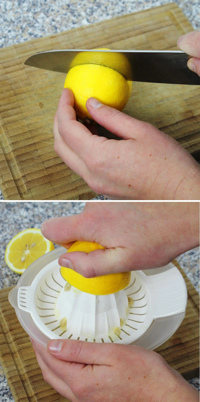 Shogayu Ingwertee Schritt 5 Zitronensaft auspressen