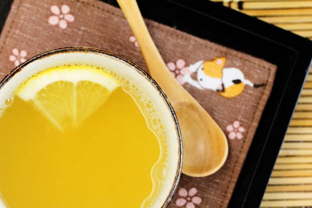 Shogayu japanischer Ingwer Tee Zubereitung