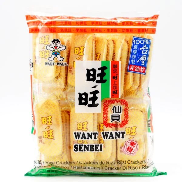 Senbei Reiscracker 112g (klassischer Geschmack), Want Want