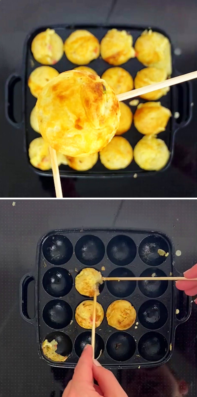 Takoyaki Schritt 10 herausnehmen