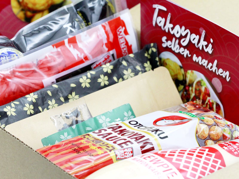 Takoyaki Kochbox Verpackung