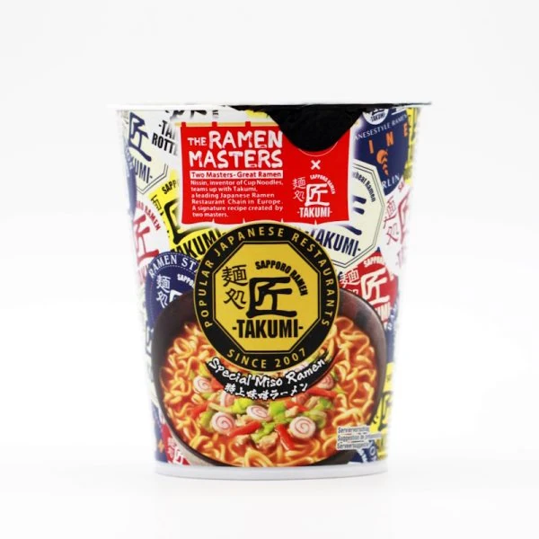 Cup Noodles Ramen Masters Special Miso Ramen (74g Instant Ramen Nudeln im Becher), Nissin