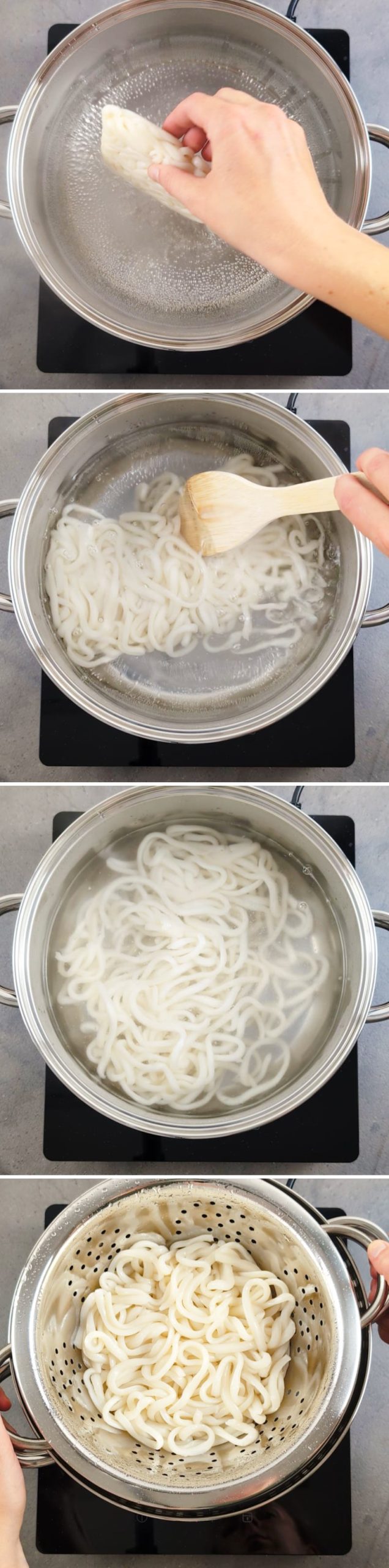 Udon Nudelsuppe Schritt 7 Nudeln kochen