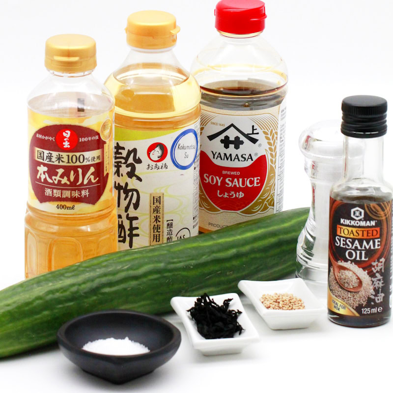 Japanischer Gurkensalat Zutaten