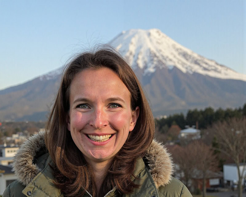 Elisa vor Fuji